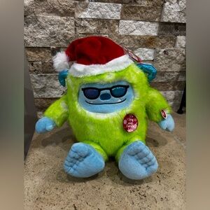 Animated Musical Light Up Rapping Christmas Yeti Plush Plays "ICE, ICE, YETI"
